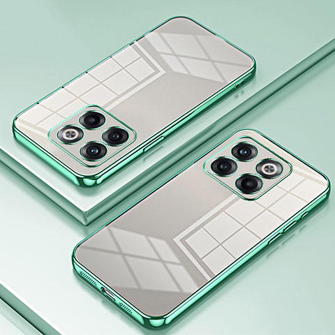 Coque Ultra Fine TPU Souple Housse Etui Transparente SY1 pour OnePlus 10T 5G Vert