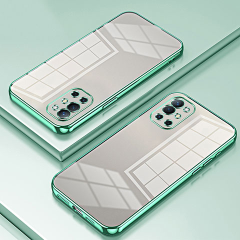 Coque Ultra Fine TPU Souple Housse Etui Transparente SY1 pour OnePlus 9R 5G Vert