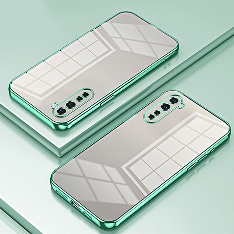 Coque Ultra Fine TPU Souple Housse Etui Transparente SY1 pour OnePlus Nord Vert