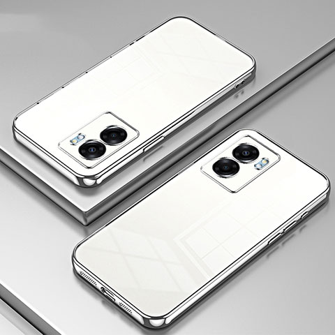 Coque Ultra Fine TPU Souple Housse Etui Transparente SY1 pour Realme Narzo 50 5G Argent