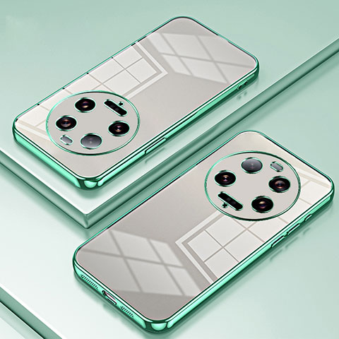 Coque Ultra Fine TPU Souple Housse Etui Transparente SY1 pour Xiaomi Mi 13 Ultra 5G Vert