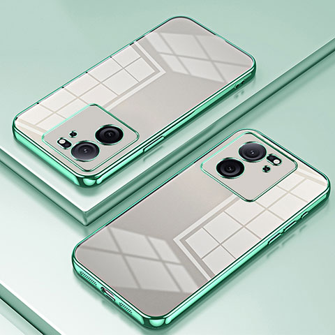 Coque Ultra Fine TPU Souple Housse Etui Transparente SY1 pour Xiaomi Mi 13T 5G Vert