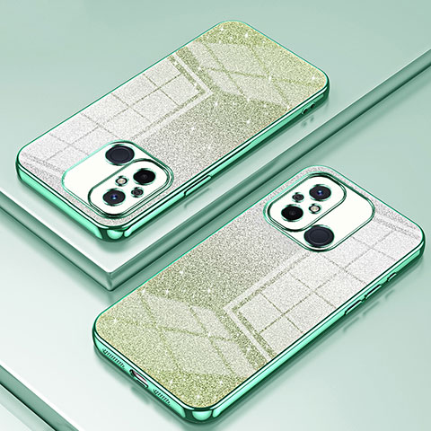 Coque Ultra Fine TPU Souple Housse Etui Transparente SY1 pour Xiaomi Poco C55 Vert