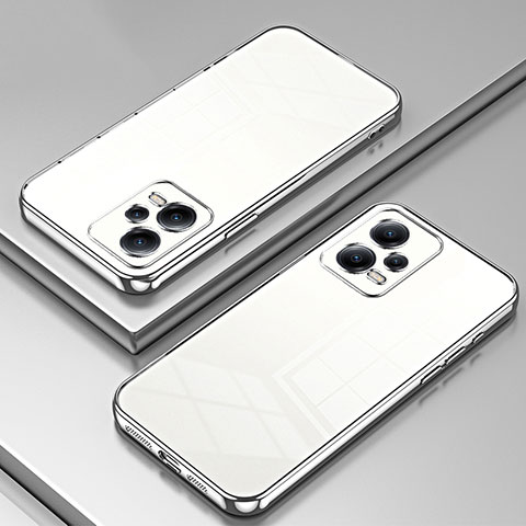 Coque Ultra Fine TPU Souple Housse Etui Transparente SY1 pour Xiaomi Poco X5 5G Argent