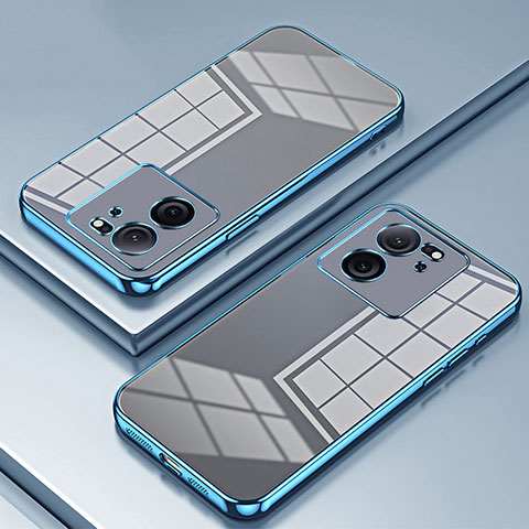 Coque Ultra Fine TPU Souple Housse Etui Transparente SY1 pour Xiaomi Redmi K60 Ultra 5G Bleu