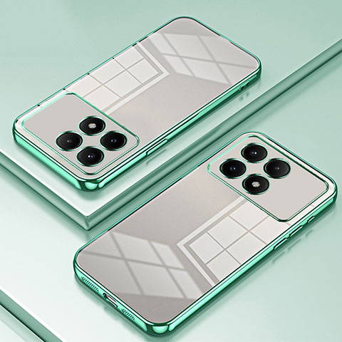 Coque Ultra Fine TPU Souple Housse Etui Transparente SY1 pour Xiaomi Redmi K70 Pro 5G Vert