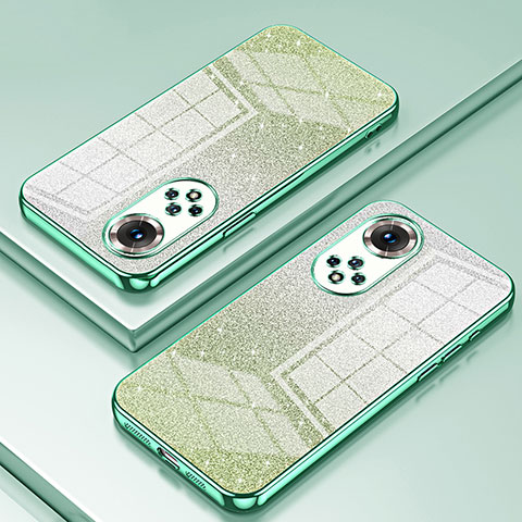 Coque Ultra Fine TPU Souple Housse Etui Transparente SY2 pour Huawei Honor 50 Pro 5G Vert