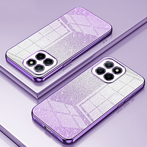 Coque Ultra Fine TPU Souple Housse Etui Transparente SY2 pour Huawei Honor 70 Lite 5G Violet