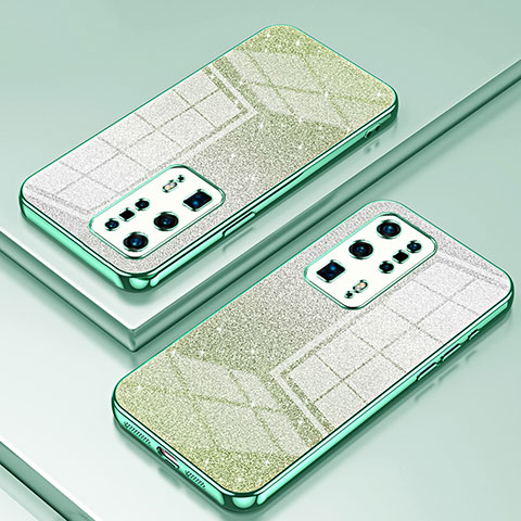 Coque Ultra Fine TPU Souple Housse Etui Transparente SY2 pour Huawei P40 Pro+ Plus Vert