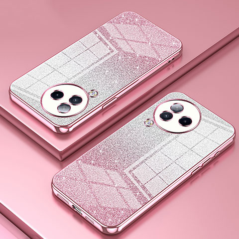 Coque Ultra Fine TPU Souple Housse Etui Transparente SY2 pour Xiaomi Civi 3 5G Or Rose