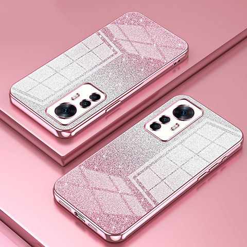 Coque Ultra Fine TPU Souple Housse Etui Transparente SY2 pour Xiaomi Redmi K50 Ultra 5G Or Rose