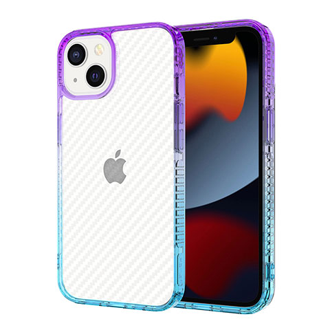 Coque Ultra Fine TPU Souple Housse Etui Transparente YJ1 pour Apple iPhone 13 Colorful