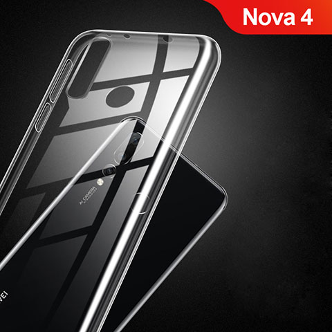 Coque Ultra Fine TPU Souple Transparente T02 pour Huawei Nova 4 Clair