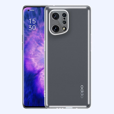 Coque Ultra Fine TPU Souple Transparente T06 pour Oppo Find X5 5G Clair