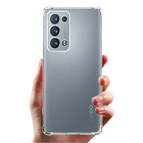 Coque Ultra Fine TPU Souple Transparente T06 pour Oppo Reno6 Pro+ Plus 5G Clair