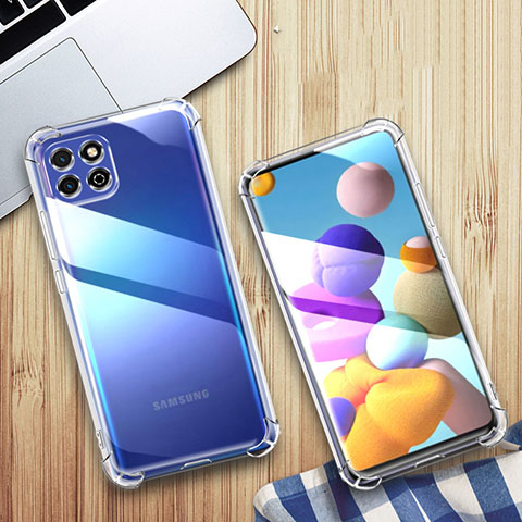 Coque Ultra Fine TPU Souple Transparente T06 pour Samsung Galaxy F42 5G Clair