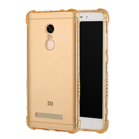 Coque Ultra Fine TPU Souple Transparente T12 pour Xiaomi Redmi Note 3 Or