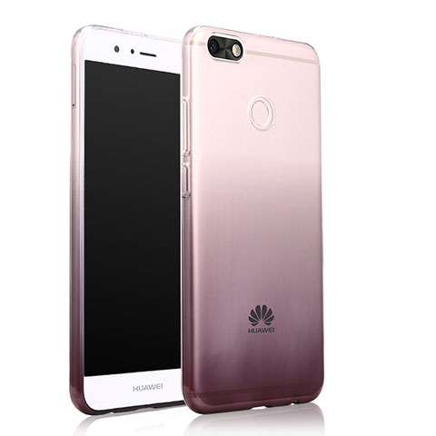 Coque Ultra Fine Transparente Souple Degrade pour Huawei Enjoy 7 Gris