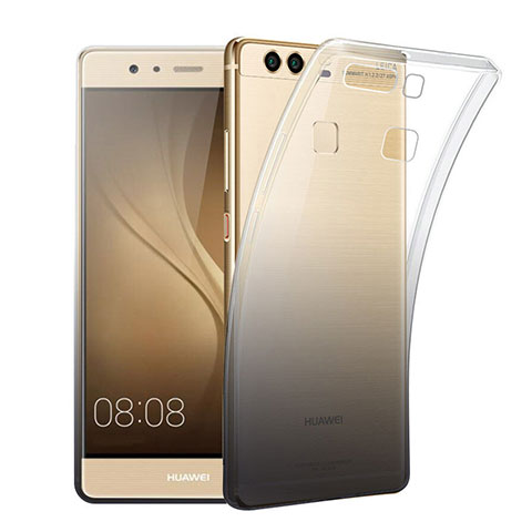 Coque Ultra Fine Transparente Souple Degrade pour Huawei P9 Gris