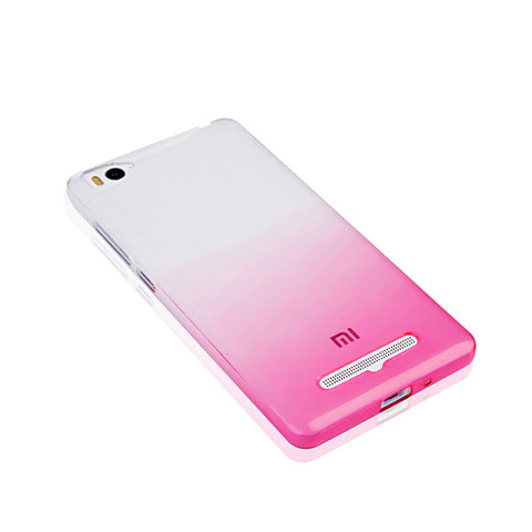 Coque Ultra Fine Transparente Souple Degrade pour Xiaomi Mi 4C Rose