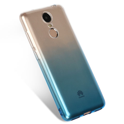 Coque Ultra Fine Transparente Souple Degrade Q01 pour Huawei Enjoy 6 Bleu