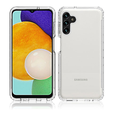 Coque Ultra Fine Transparente Souple Housse Etui 360 Degres Avant et Arriere Degrade JX1 pour Samsung Galaxy A04s Clair