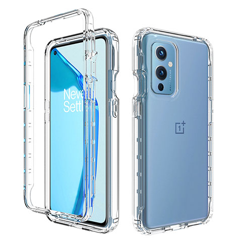 Coque Ultra Fine Transparente Souple Housse Etui 360 Degres Avant et Arriere Degrade pour OnePlus 9 5G Clair