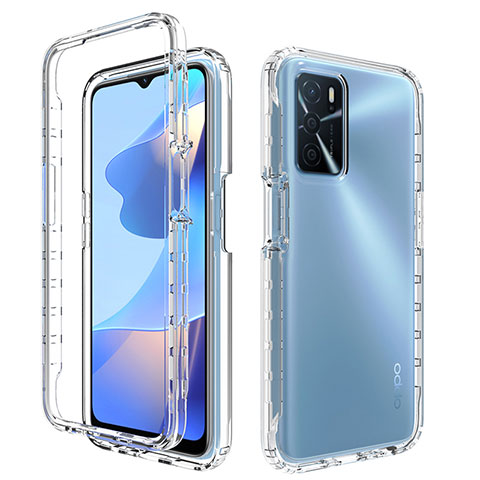 Coque Ultra Fine Transparente Souple Housse Etui 360 Degres Avant et Arriere Degrade pour Oppo A16s Clair