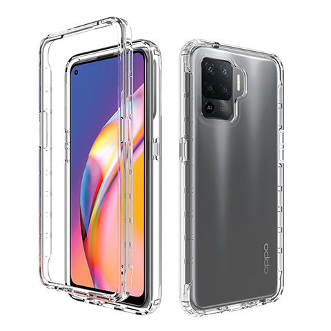 Coque Ultra Fine Transparente Souple Housse Etui 360 Degres Avant et Arriere Degrade pour Oppo A94 4G Clair