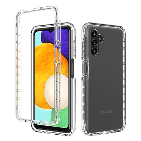 Coque Ultra Fine Transparente Souple Housse Etui 360 Degres Avant et Arriere Degrade pour Samsung Galaxy A04s Clair