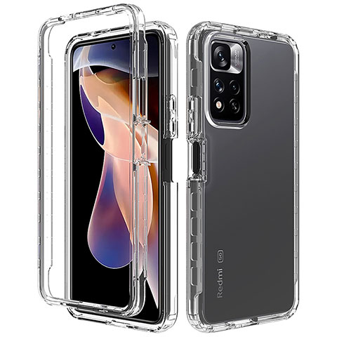 Coque Ultra Fine Transparente Souple Housse Etui 360 Degres Avant et Arriere Degrade pour Xiaomi Poco X4 NFC Clair