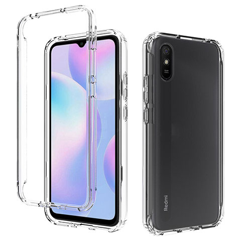 Coque Ultra Fine Transparente Souple Housse Etui 360 Degres Avant et Arriere Degrade pour Xiaomi Redmi 9i Clair