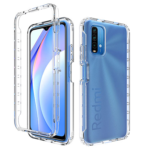 Coque Ultra Fine Transparente Souple Housse Etui 360 Degres Avant et Arriere Degrade pour Xiaomi Redmi 9T 4G Clair