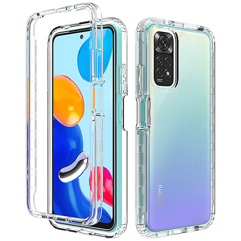 Coque Ultra Fine Transparente Souple Housse Etui 360 Degres Avant et Arriere Degrade pour Xiaomi Redmi Note 12 Pro 4G Clair