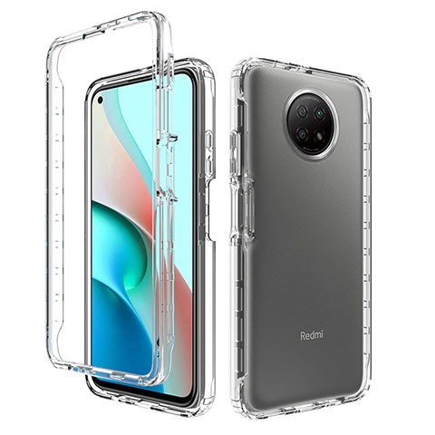 Coque Ultra Fine Transparente Souple Housse Etui 360 Degres Avant et Arriere Degrade pour Xiaomi Redmi Note 9 5G Clair