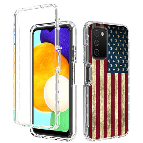 Coque Ultra Fine Transparente Souple Housse Etui 360 Degres Avant et Arriere JX4 pour Samsung Galaxy M02s Mixte