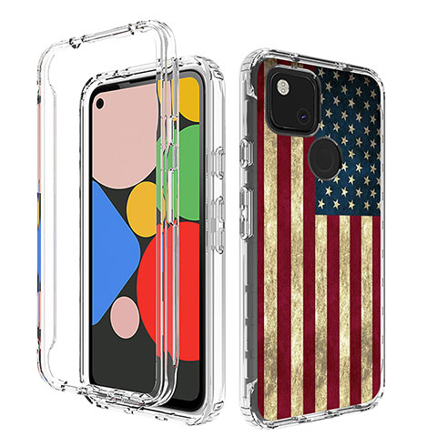 Coque Ultra Fine Transparente Souple Housse Etui 360 Degres Avant et Arriere pour Google Pixel 4a Mixte