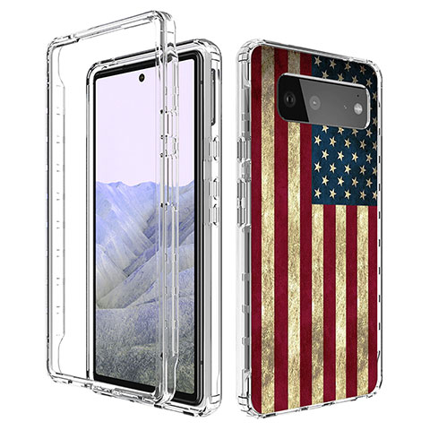 Coque Ultra Fine Transparente Souple Housse Etui 360 Degres Avant et Arriere pour Google Pixel 6 Pro 5G Mixte