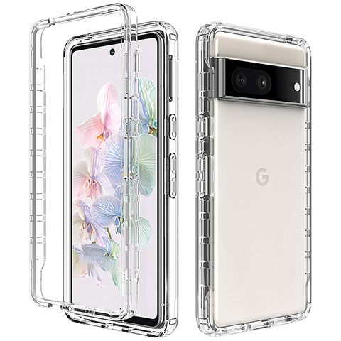 Coque Ultra Fine Transparente Souple Housse Etui 360 Degres Avant et Arriere pour Google Pixel 7 5G Clair