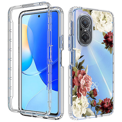 Coque Ultra Fine Transparente Souple Housse Etui 360 Degres Avant et Arriere pour Huawei Nova 9 SE Marron