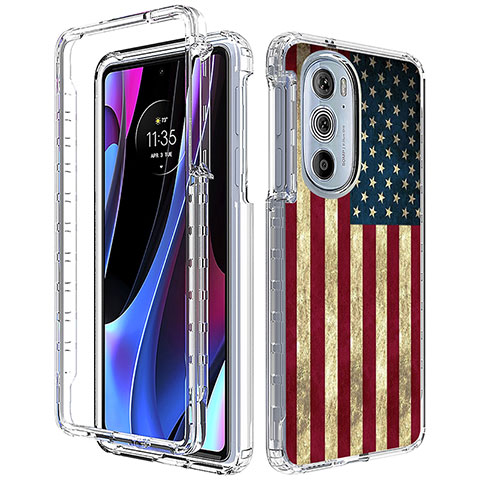 Coque Ultra Fine Transparente Souple Housse Etui 360 Degres Avant et Arriere pour Motorola Moto Edge Plus (2022) 5G Mixte