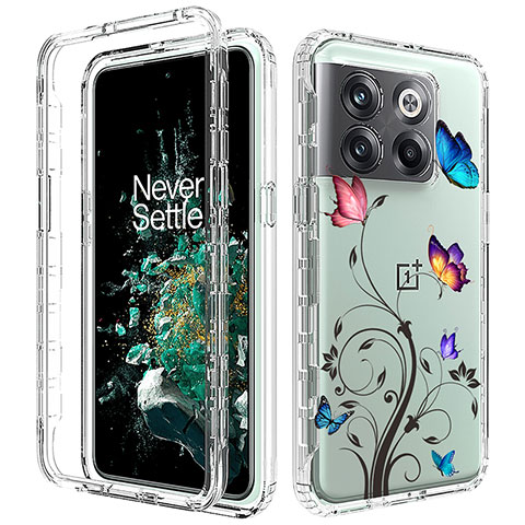 Coque Ultra Fine Transparente Souple Housse Etui 360 Degres Avant et Arriere pour OnePlus Ace Pro 5G Gris