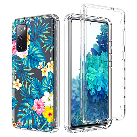 Coque Ultra Fine Transparente Souple Housse Etui 360 Degres Avant et Arriere pour Samsung Galaxy S20 FE (2022) 5G Bleu Ciel