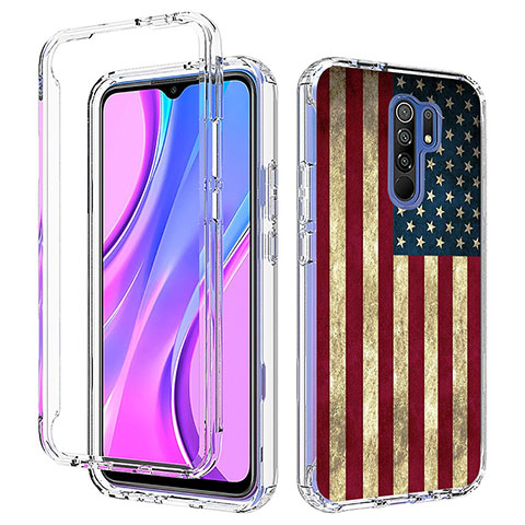 Coque Ultra Fine Transparente Souple Housse Etui 360 Degres Avant et Arriere pour Xiaomi Redmi 9 Prime India Mixte