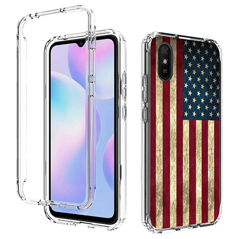 Coque Ultra Fine Transparente Souple Housse Etui 360 Degres Avant et Arriere pour Xiaomi Redmi 9A Mixte