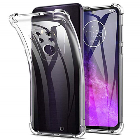 Coque Ultra Slim Silicone Souple Transparente pour Motorola Moto One Zoom Clair