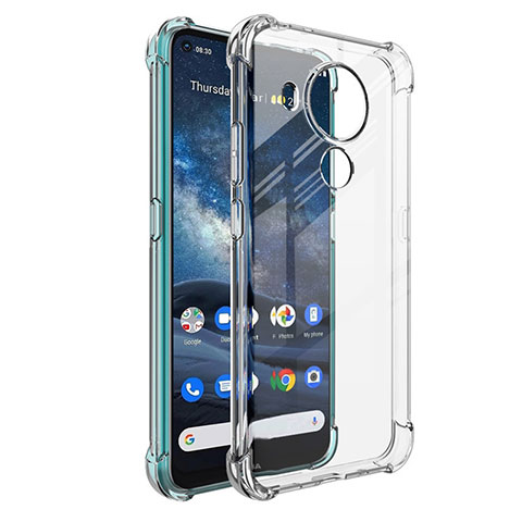 Coque Ultra Slim Silicone Souple Transparente pour Nokia 5.4 Clair