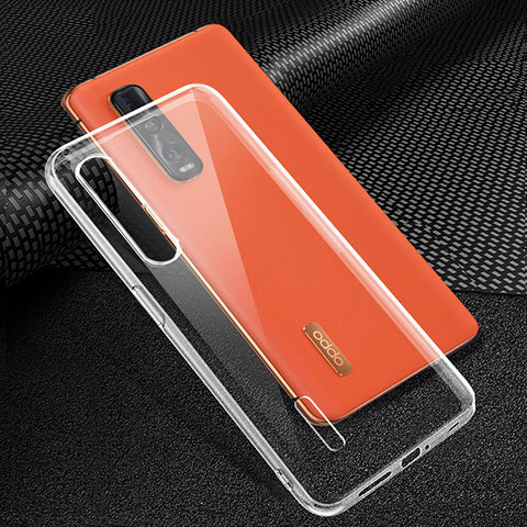 Coque Ultra Slim Silicone Souple Transparente pour Oppo Find X2 Pro Clair