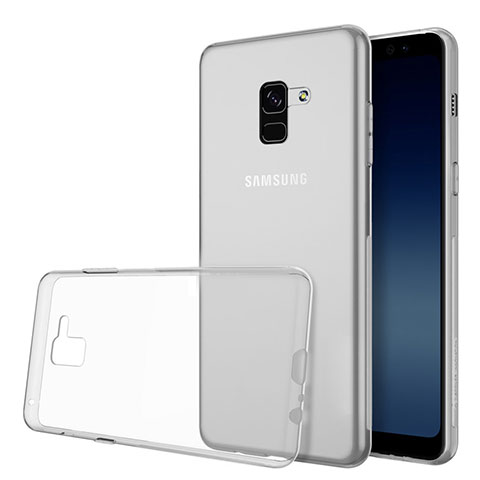 Coque Ultra Slim Silicone Souple Transparente pour Samsung Galaxy A8 (2018) Duos A530F Clair