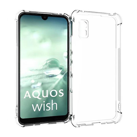 Coque Ultra Slim Silicone Souple Transparente pour Sharp Aquos wish2 Clair